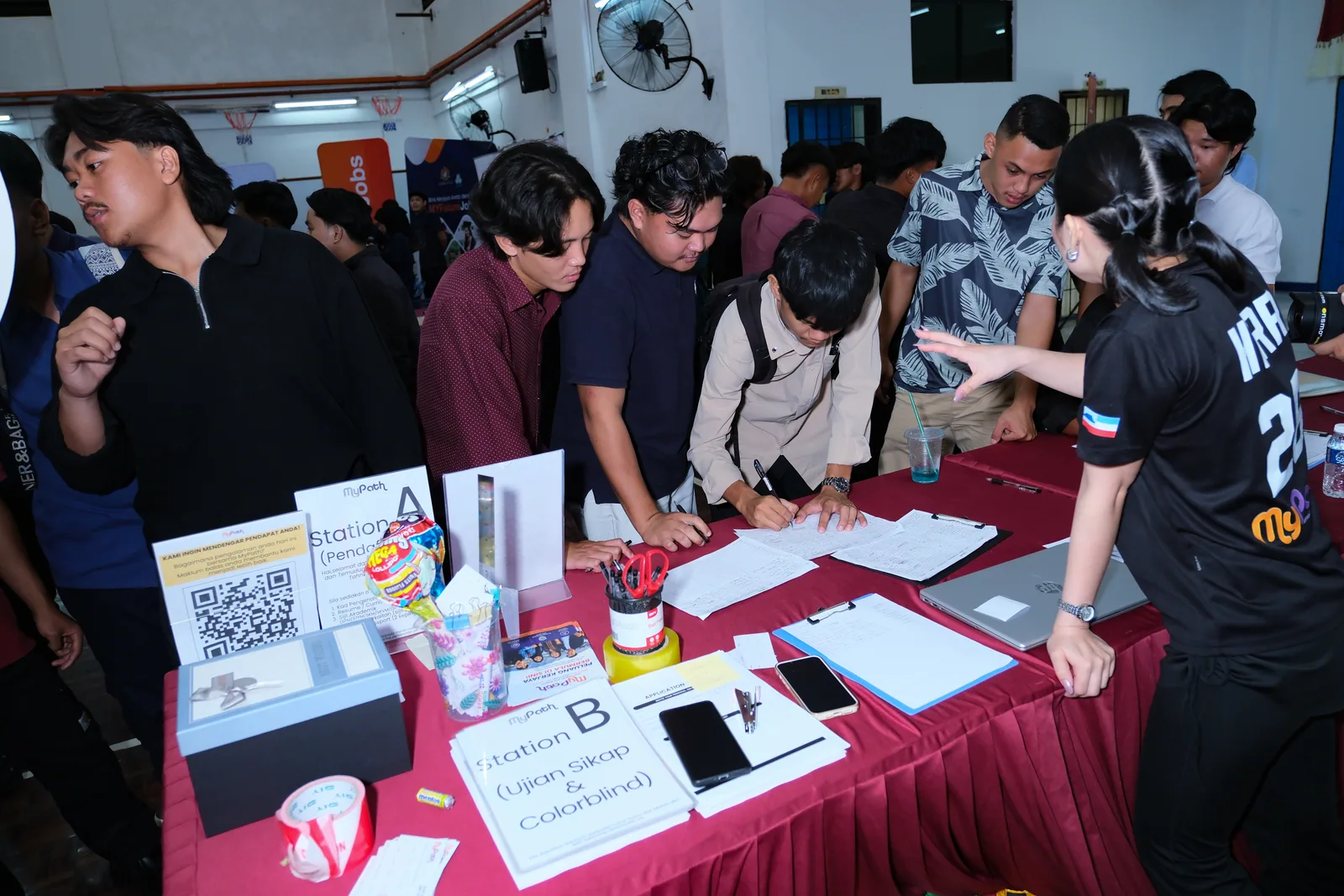 Career carnival participant engagement